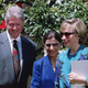 Bill and Hillary Clinton with RBG in 1993.